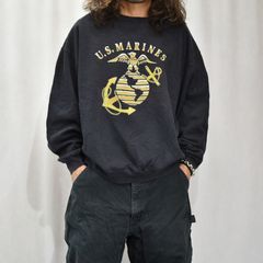 古着 90's / DELTA デルタ 「U.S. MARINES」 スウェット トレーナー / XLサイズ