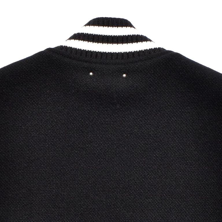 MINEDENIM - Wool Meiton & Leather Studium Jamper (BLT MINEDENIM - Wool Meiton & Leather Studium Jamper (BLT