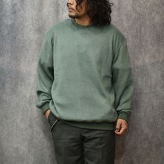 SHAGGY FABRIC CREW NECK SW (GREEN)｜シャギー クルーネック スウェット トレーナー｜CL-25AW036
