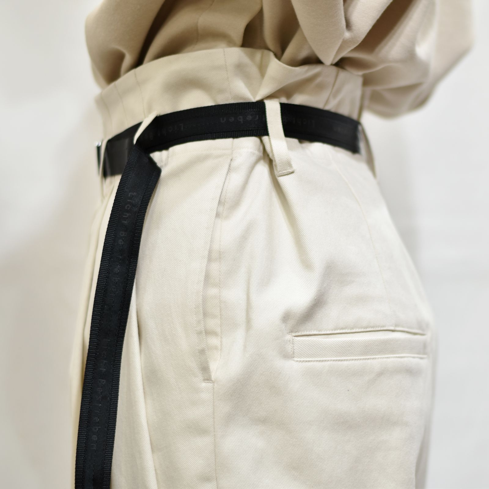 3タックハイウェストバギーパンツ / LB22AW-PT03-KT (BALM)
