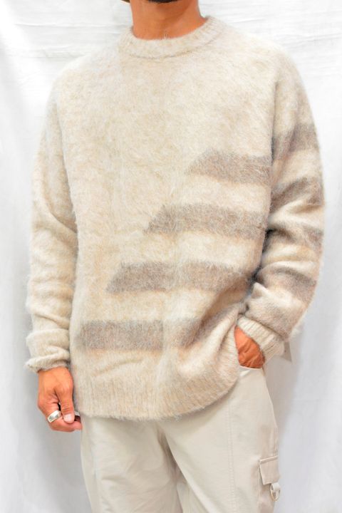 Mohair Stripe Sweater