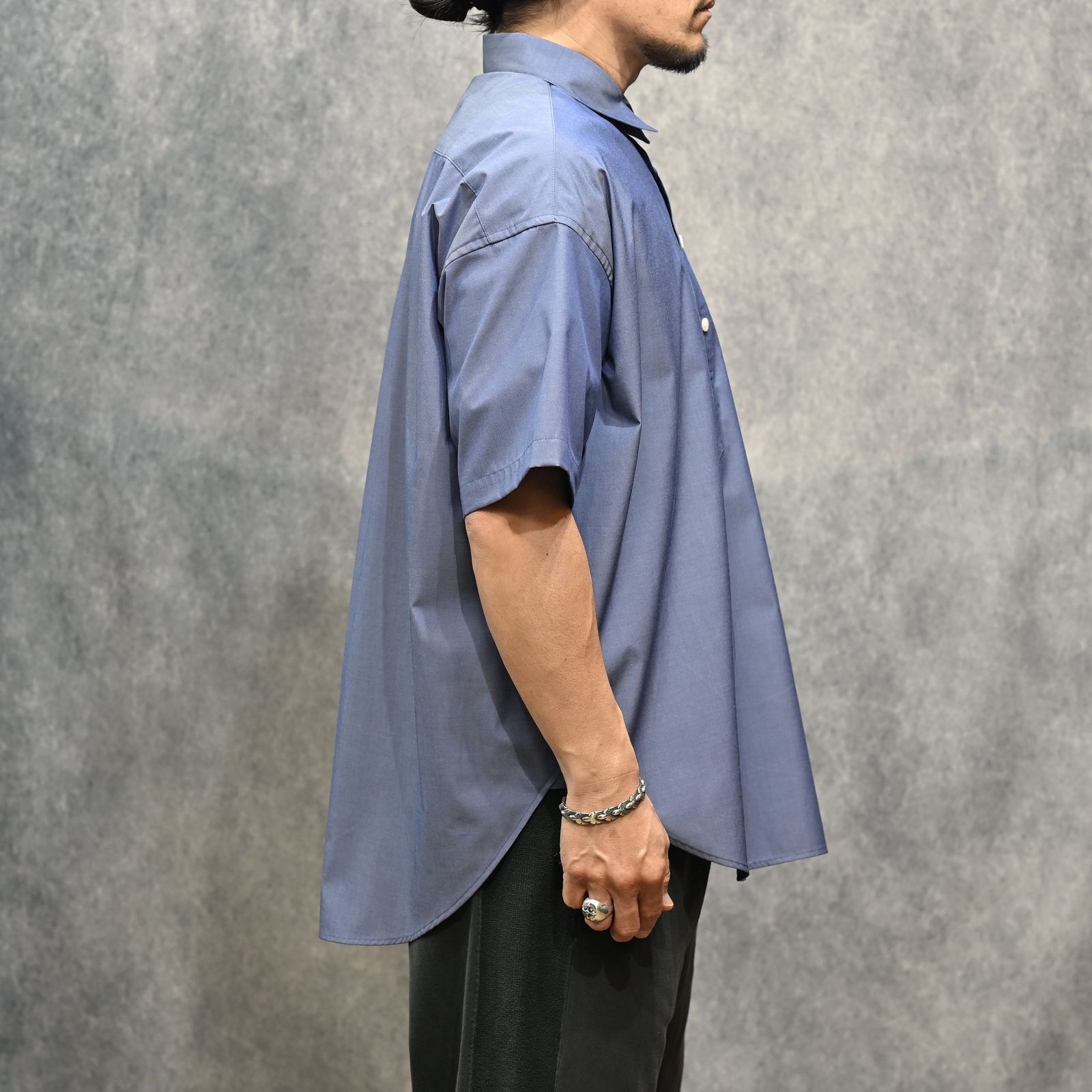 HALF SLEEVE SHIRT （NAVY / ネイビー）｜半袖プルオーバー シャツ｜2261-SH54-102-S