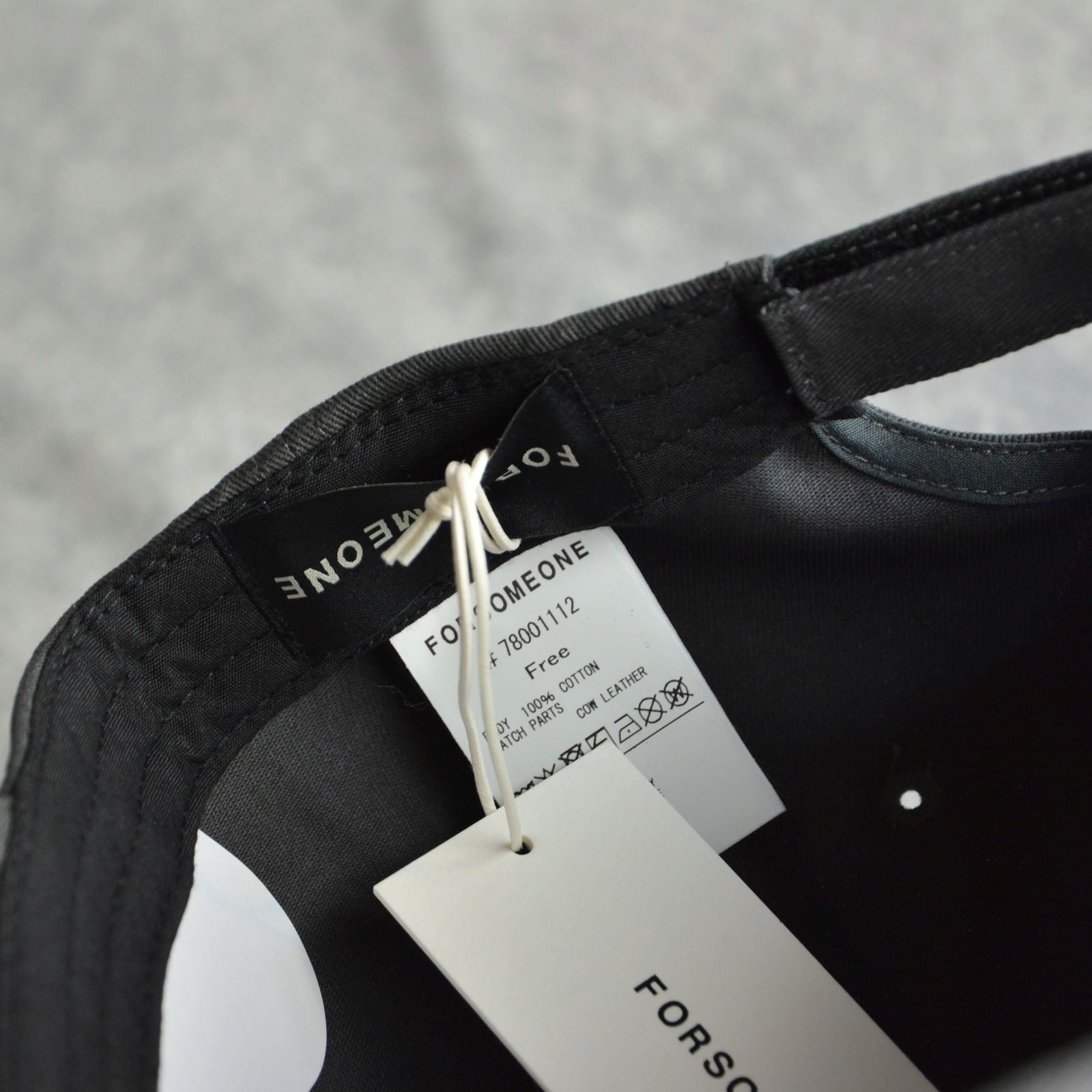 BOX LOGO CAP (C.GRAY） / ボックスロゴ キャップ （グレー）