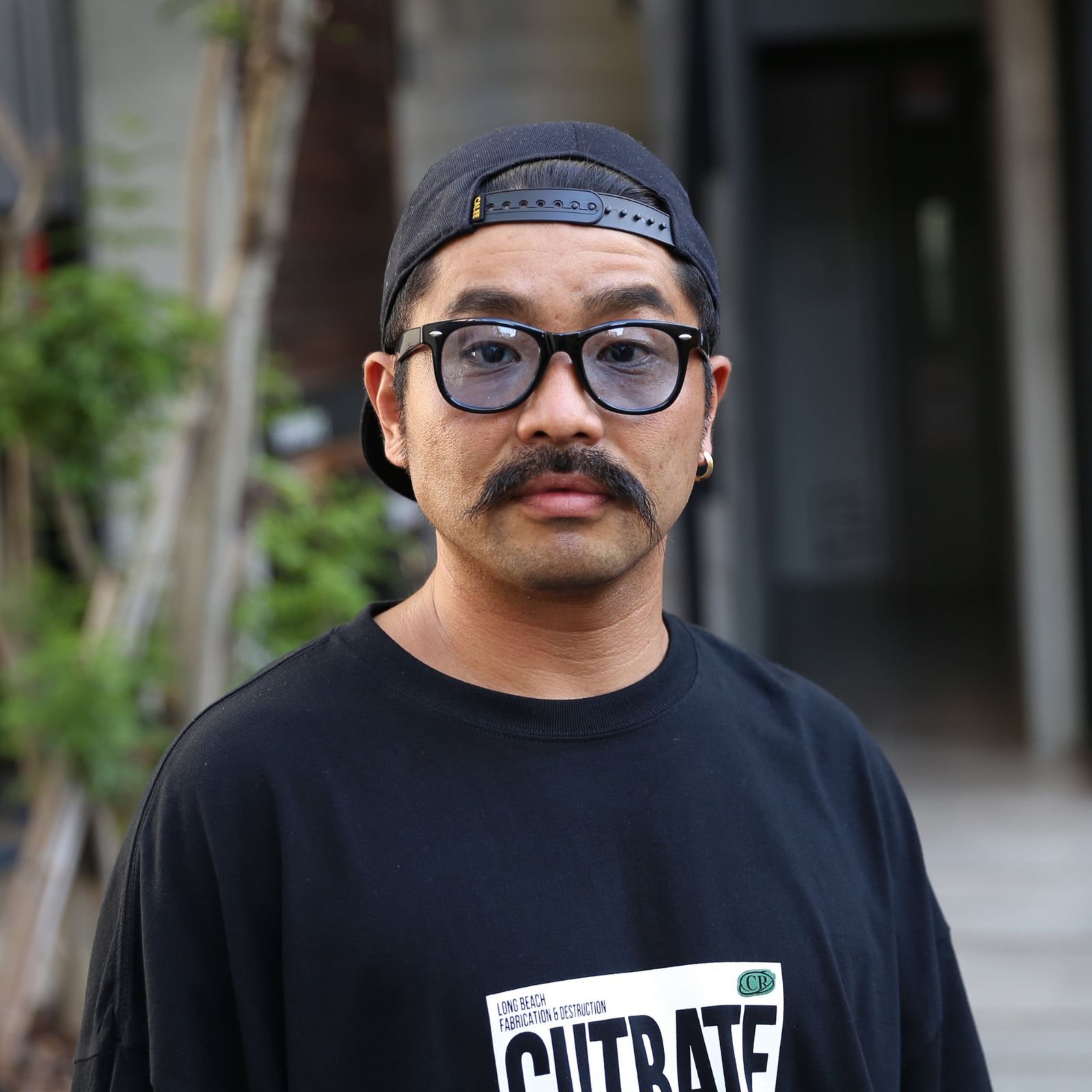 CUTRATE LOGO GLASSES (BLACK) / カットレイト ロゴ サングラス