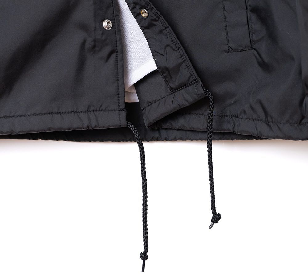 ×VENICE8 COFFEE HOUSE G.O.D NYLON COACH JACKET (BLK) / ナイロン コーチジャケット