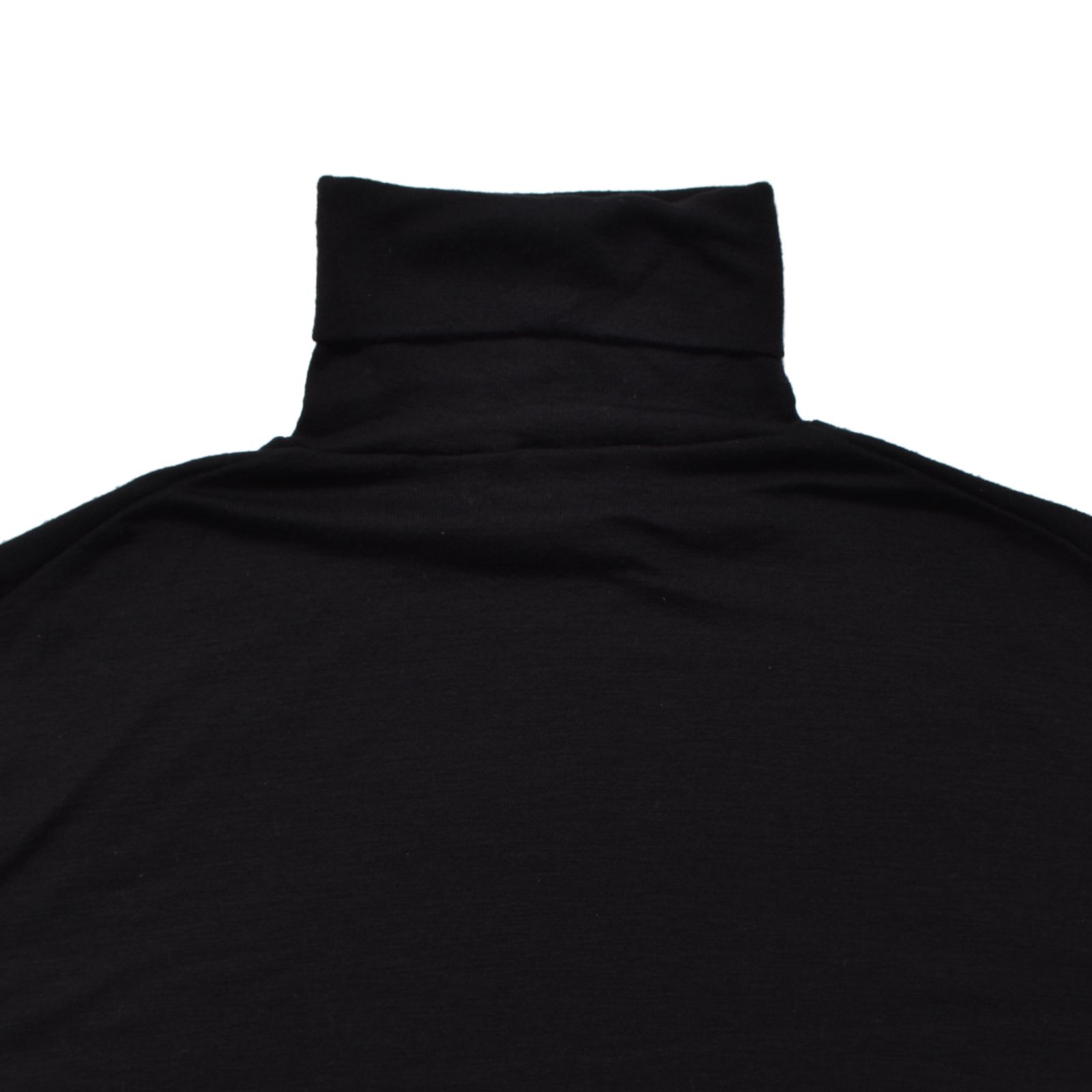 Wool Turtleneck L/S Pullover （BLK）｜ウール タートルネック｜2510-4001