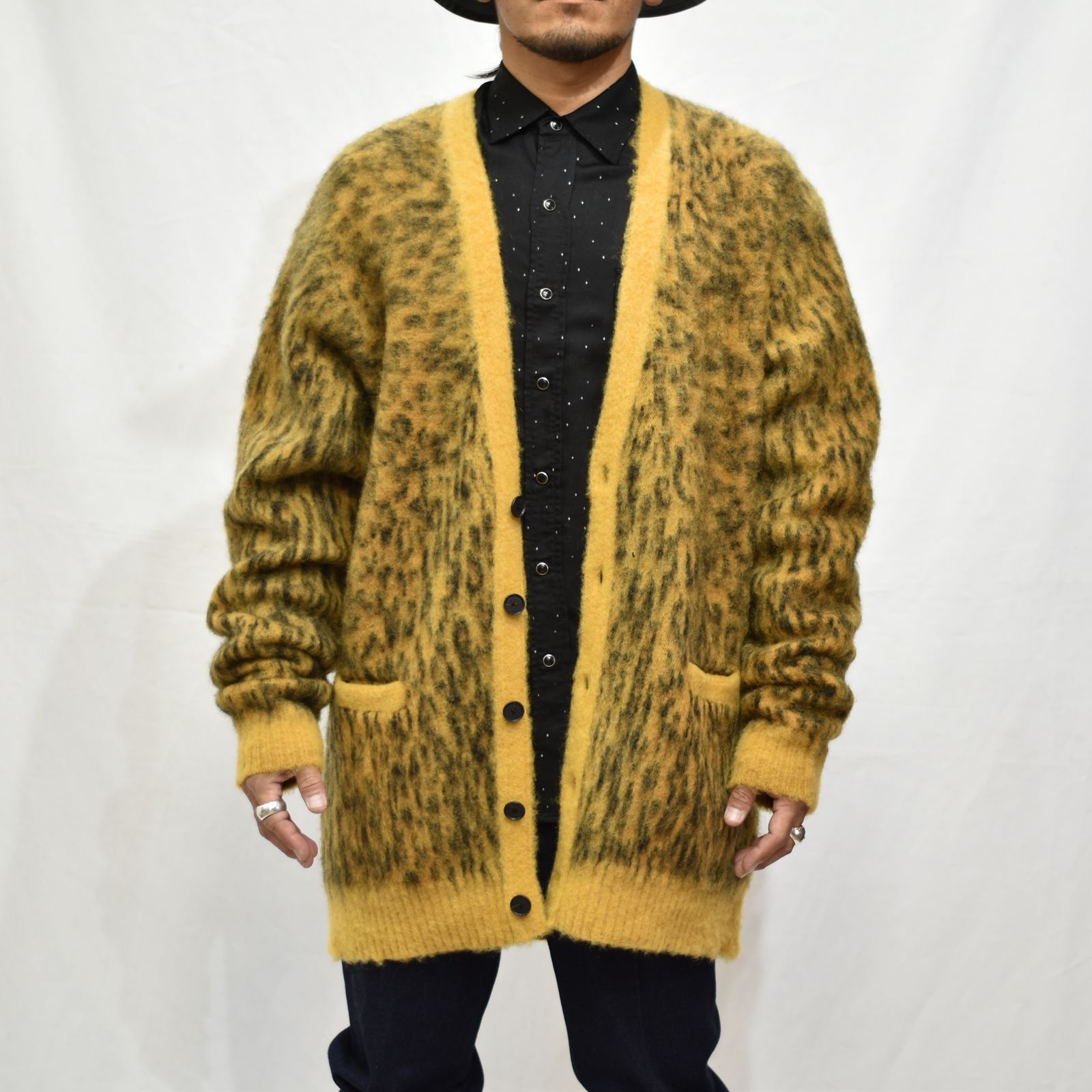 値下げ【美品】アメリ KID MOHAIR LEOPARD KNITトップス