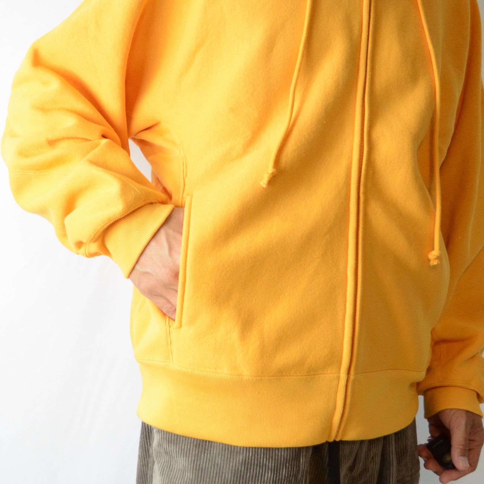 N.HOOLYWOOD - Champion ZIP UP HOODIE （MUSTARD） / チャンピオン 