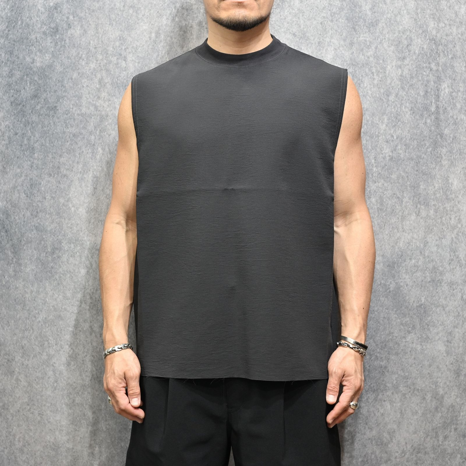 TANK TOP （CHARCOAL / チャコール）｜ノースリーブ｜2261-CS52-010