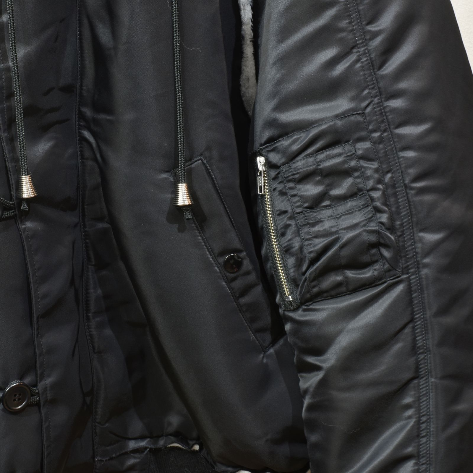 PENTAGRAM N-2B FLIGHT JKT (BK)｜ペンタグラム フライトジャケット｜PD26AJ04