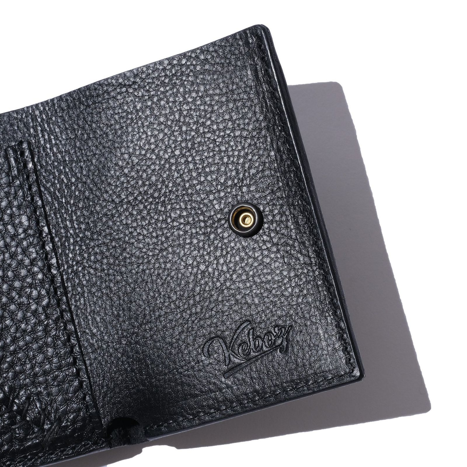 × KEBOZ STUDS LEATHER MULTI WALLET (BLACK) / × ケボズ スタッズ レザー マルチウォレット
