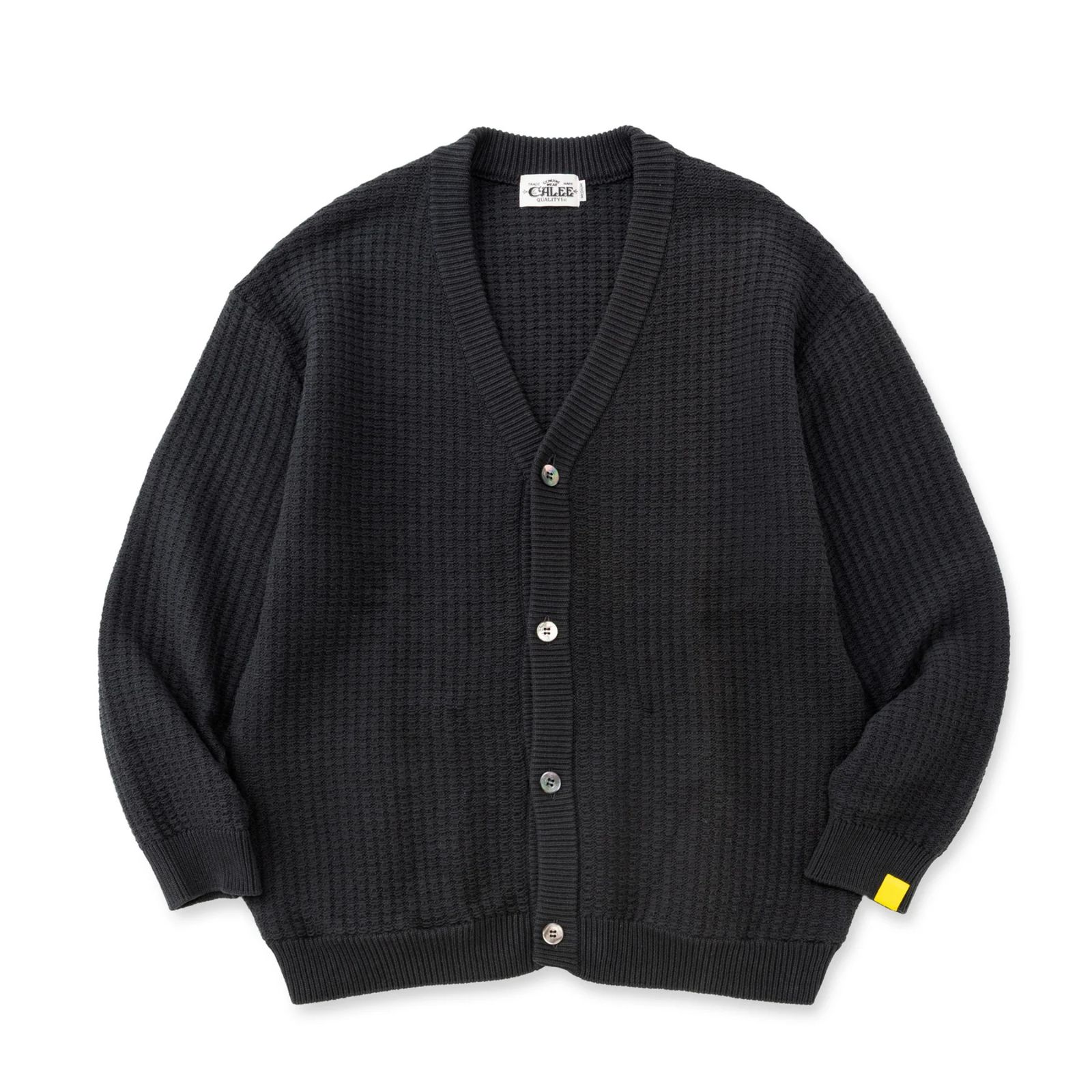 ×EYYA KNIT BIG WAFFLE KNIT CARDIGAN (INK BLACK)｜× エイヤ ワッフル ニット カーディガン｜CL-26SS001EYYA