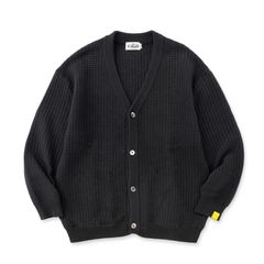 ×EYYA KNIT BIG WAFFLE KNIT CARDIGAN (INK BLACK)｜× エイヤ ワッフル ニット カーディガン｜CL-26SS001EYYA