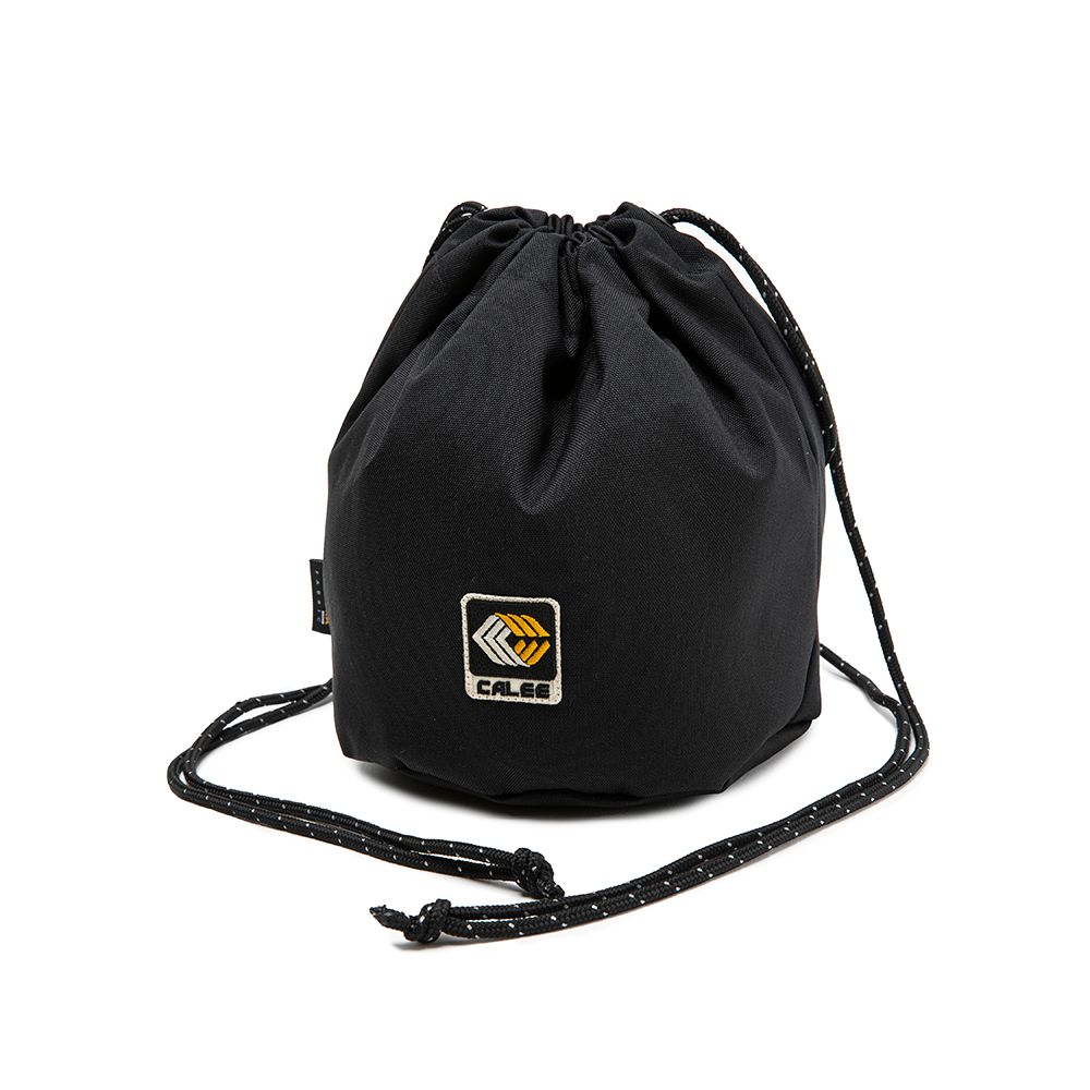 CALEE - Cordura fabric tm logo purse (Black) / コーデュラ トレード ...