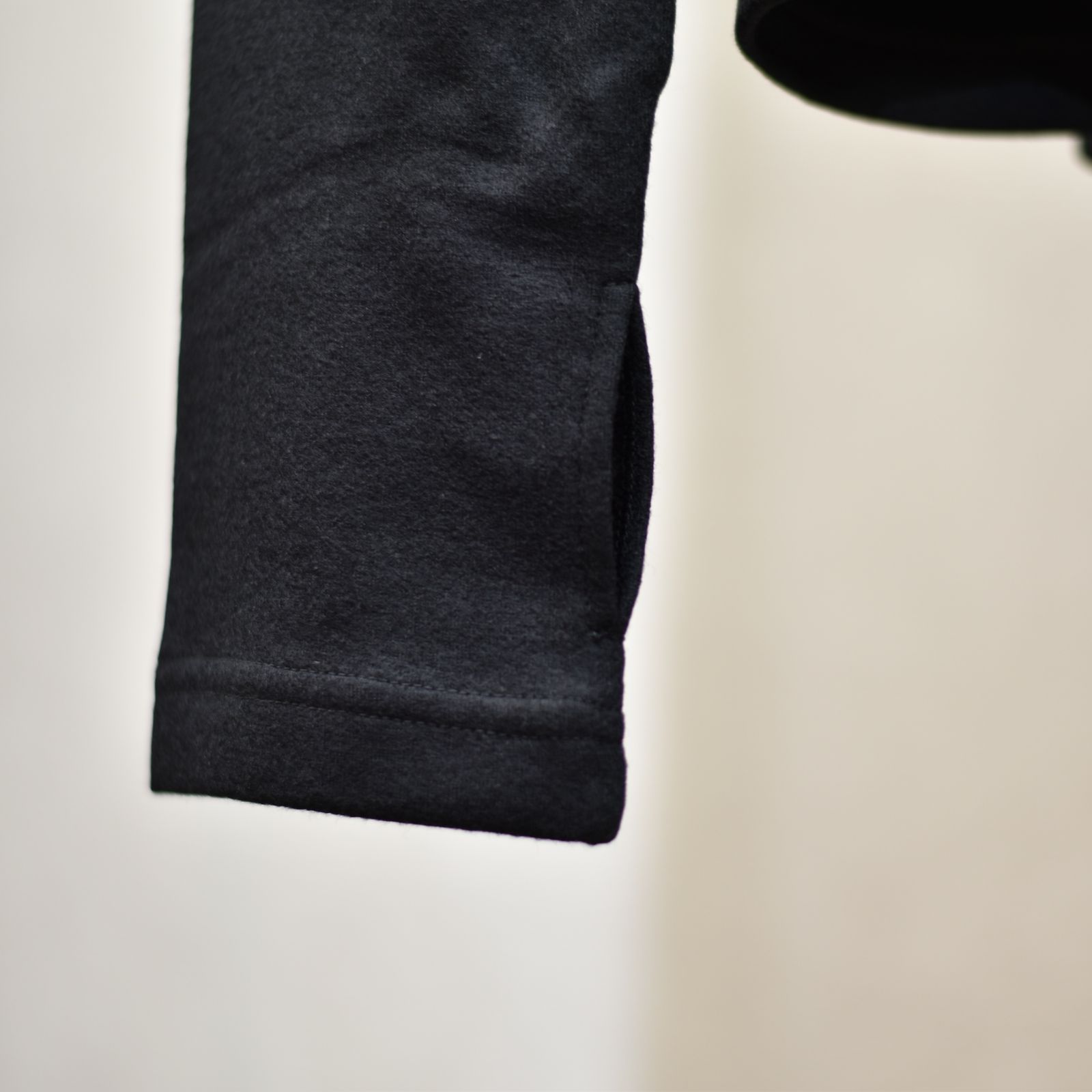 WOOL JERSEY COWL NECK TOP"