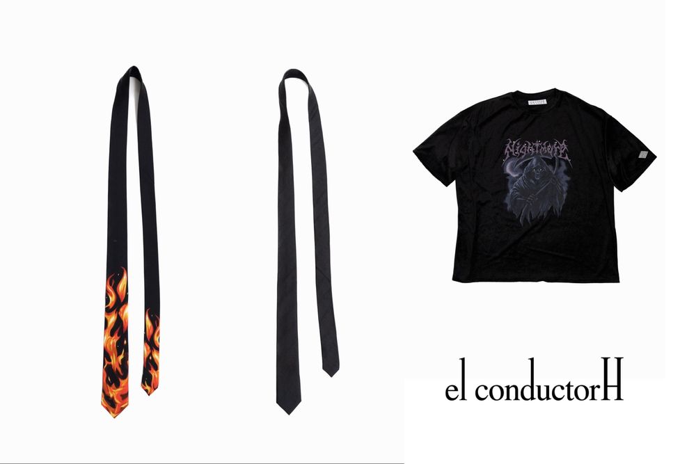 【el conductorH】 8月14日(月)18時~ 発売開始アイテムのお知らせ!【ネクタイ・Tシャツ】