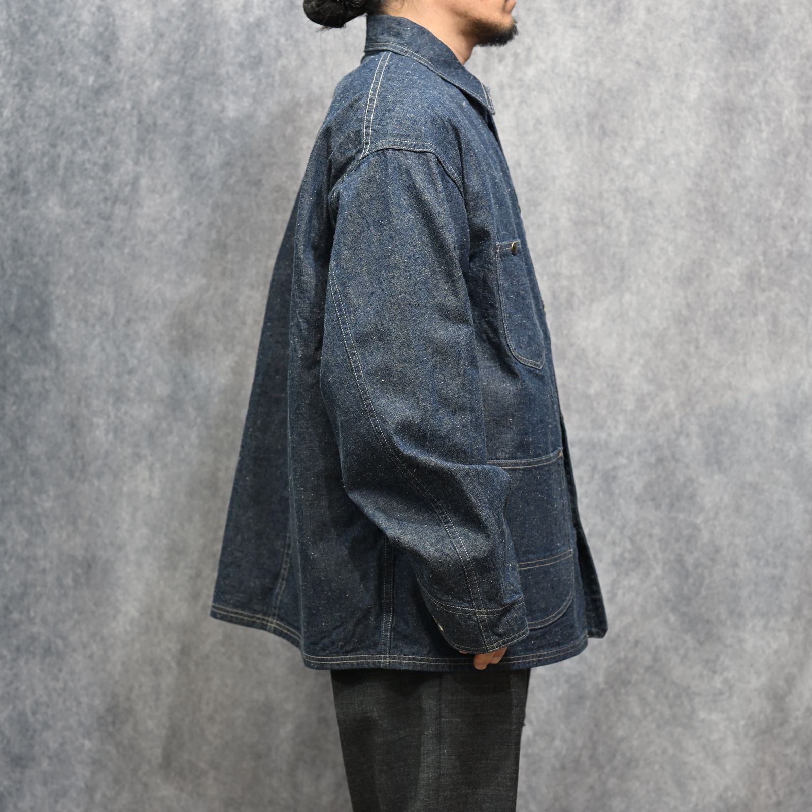 #024 LE CHORE JACKET ONE-WASHED （INDIGO） / カバーオール （インディゴ） 2026SSJK-YY-0012