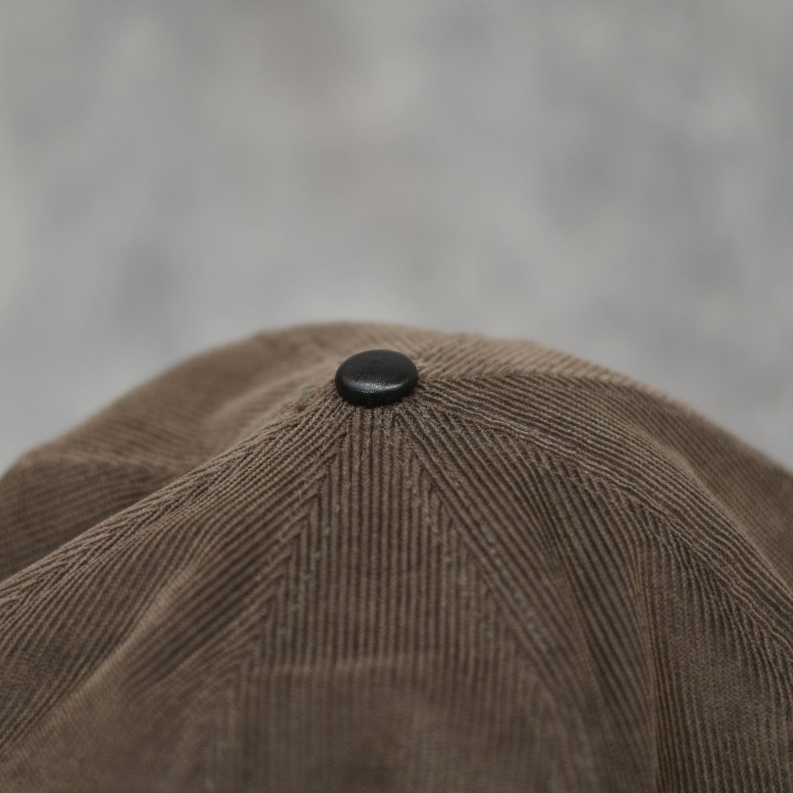 CAL NT LOGO CORDUROY TWO TONE CAS (BROWN)｜コーデュロイ キャスケット｜CL-25AW043