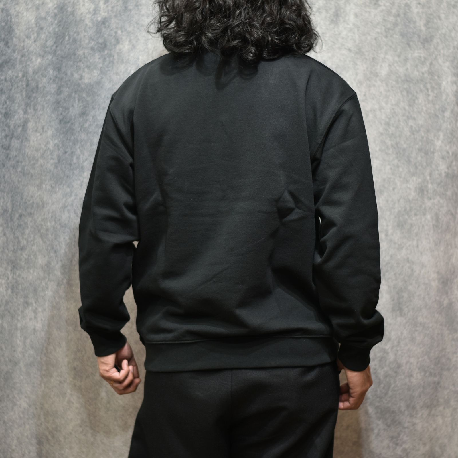LOCAL CREW NECK SWEAT (BLACK)｜プリント スウェット トレーナー｜CR-26SS008