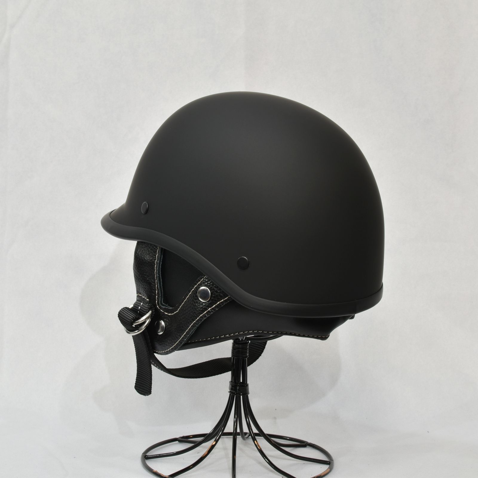 NoBudz - 予約商品 | BURST VG HELMET (MATTE BLACK) | バースト ヴィンテージジョッキー ヘルメット |  納期:3ヶ月程度 | chord online store