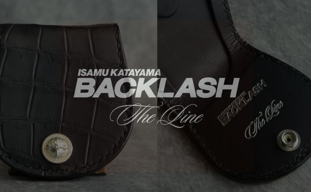 ISAMUKATAYAMABACKLASH  ［THE LINE］オイルクロコ + イタリアンオイルレザー・コインケース