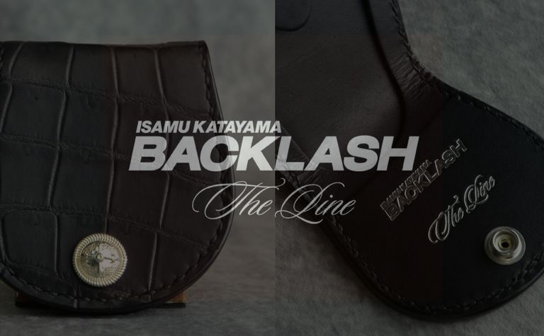 ISAMUKATAYAMABACKLASH  ［THE LINE］オイルクロコ + イタリアンオイルレザー・コインケース
