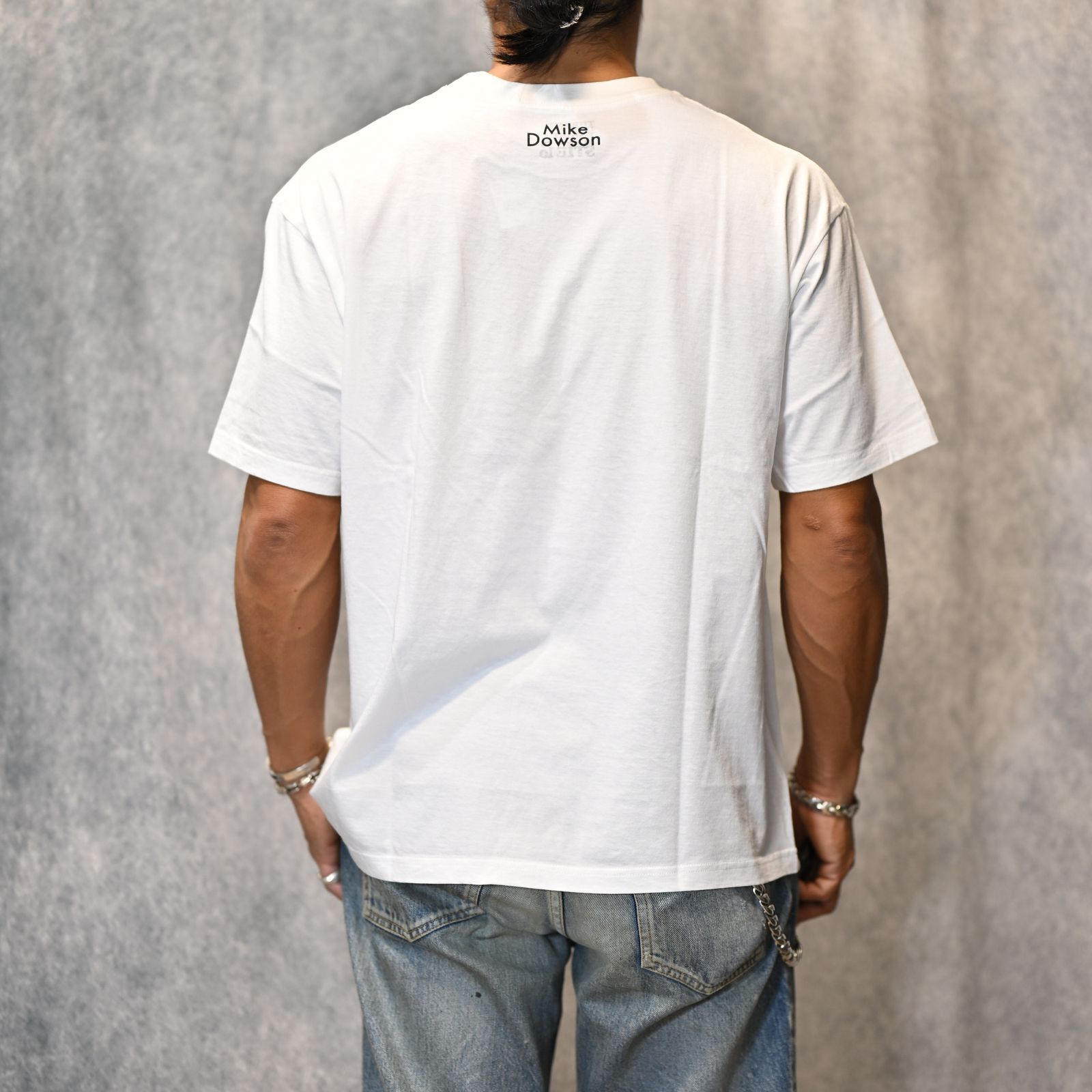 MIKE DOWSON “Naked Fashion Girls”×Stie-lo “Lollipop” Crewneck T-SH （WHITE） / プリントTシャツ （ホワイト） 25MND-STL002