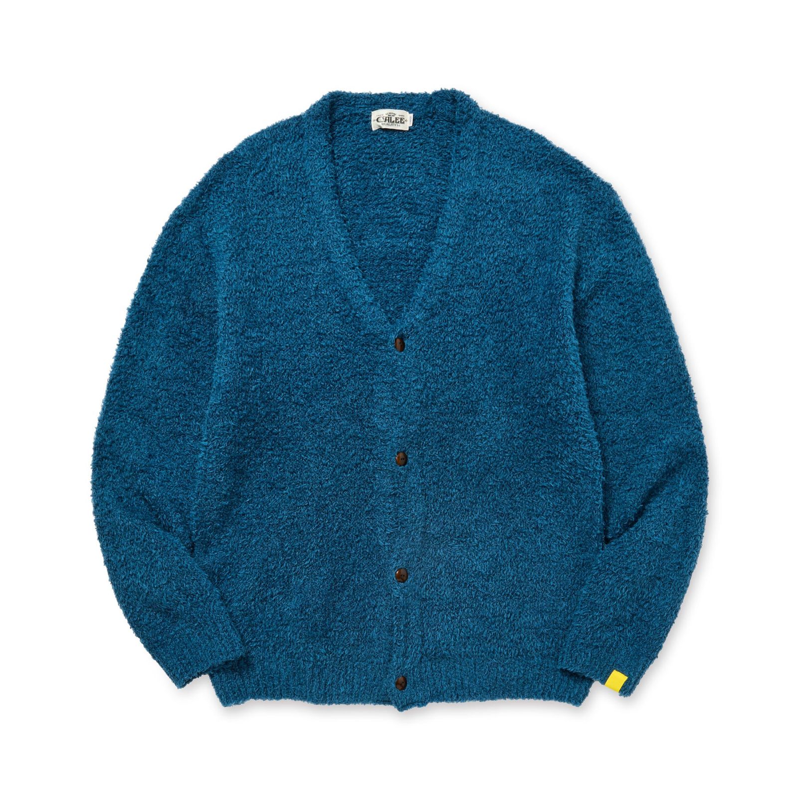 × EYYA KNIT C/F CARDIGAN (BLUE)|× エイヤ コットンフリース カーディガン|CL-25AW001EYYA