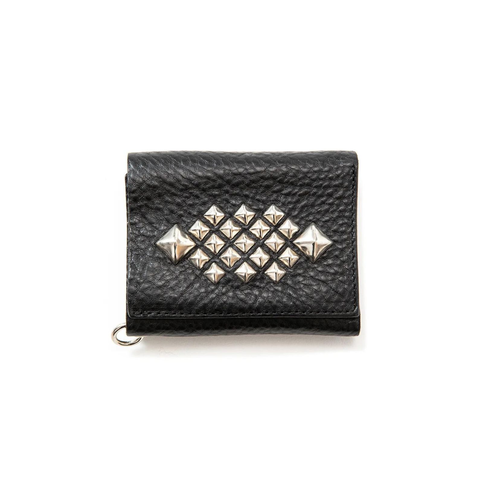 STUDS LEATHER MULTI WALLET (BLACK) / スタッズレザー マルチウォレット