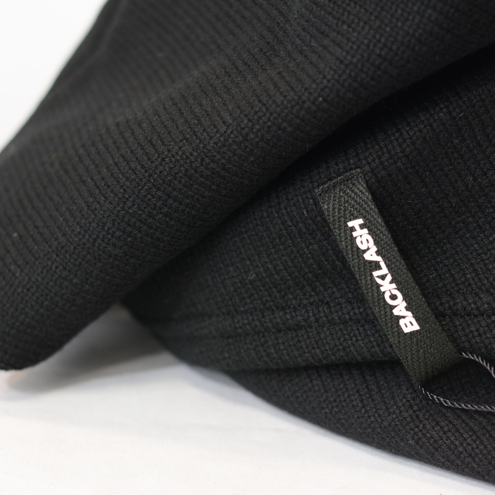 ニットスヌード フーディー （BLACK）