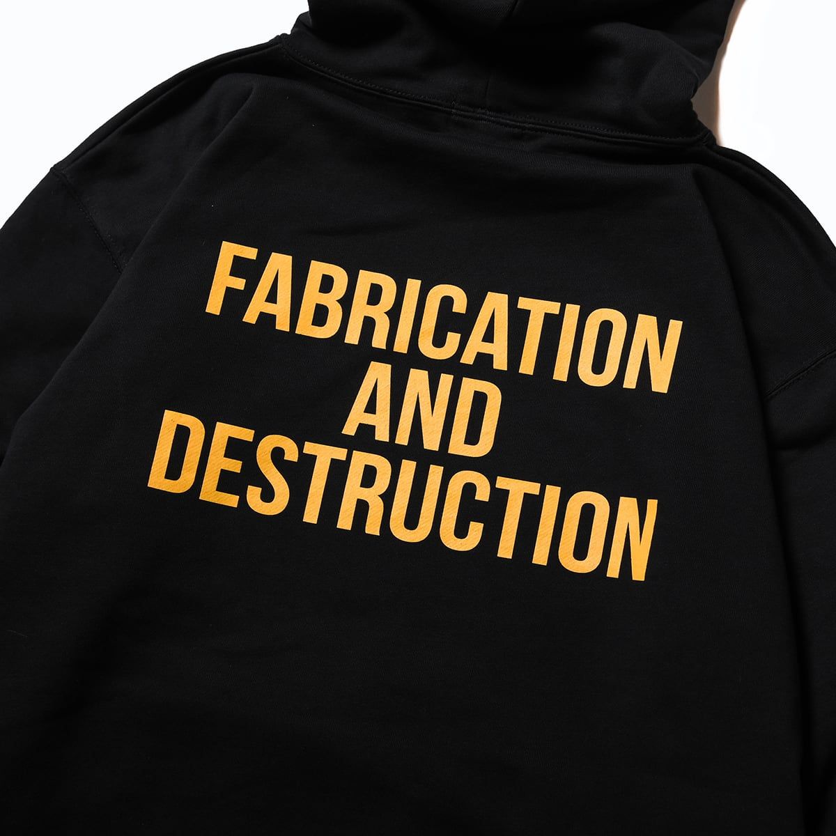 CUTRATE LOGO OMW L/S PULLOVER PARKA (BLACK)