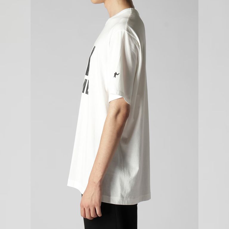 yohji yamamoto - YYH PT SHORT SLEEVE T (WHITE) ロゴ yohji yamamoto - YYH PT SHORT SLEEVE T (WHITE) ロゴ