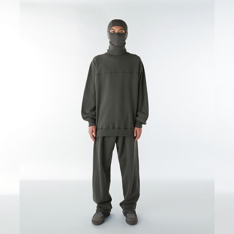 N.HOOLYWOOD - EXCHANGE HIGH NECK LONG SLEEVE (CHARCOAL N.HOOLYWOOD - EXCHANGE HIGH NECK LONG SLEEVE (CHARCOAL
