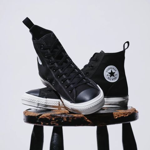 × CONVERSE AS J HI/MD 10 （BLACK） コンバース スニーカー （ブラック）｜313190000