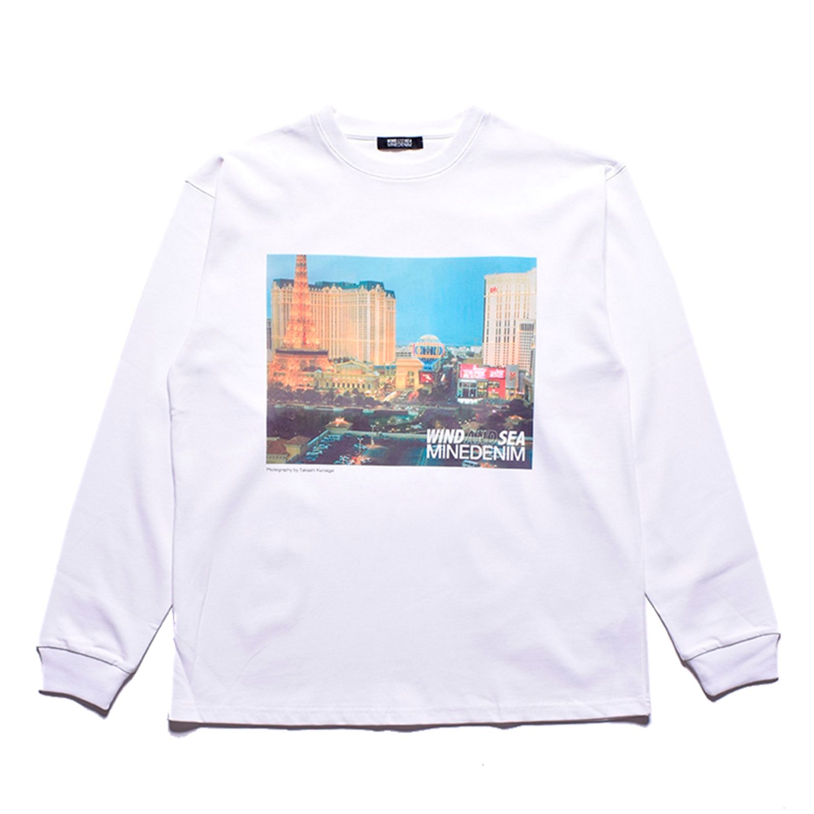 WIND AND SEA×MINEDENIM Photo L/S Tee （WHT / ホワイト）