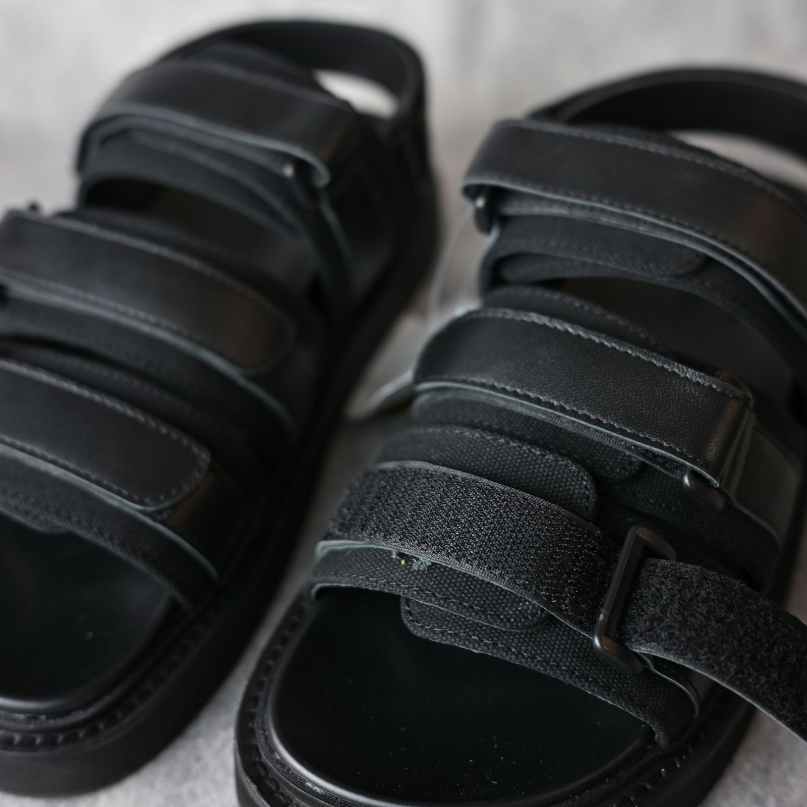 SHEEP/C CANVAS FOOTBED SANDAL （BLACK） /  サンダル （ブラック） HP-E05-779-2-02