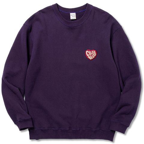 CLB Embroidery crew neck sweat (Purple) / クルーネックスウェット