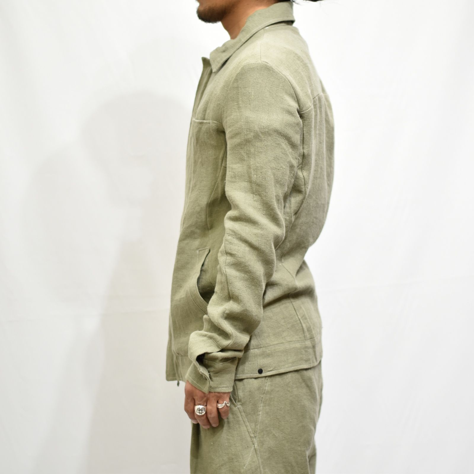LINEN JEAN JAKET LINED 1/4 LINED JJ-1Z