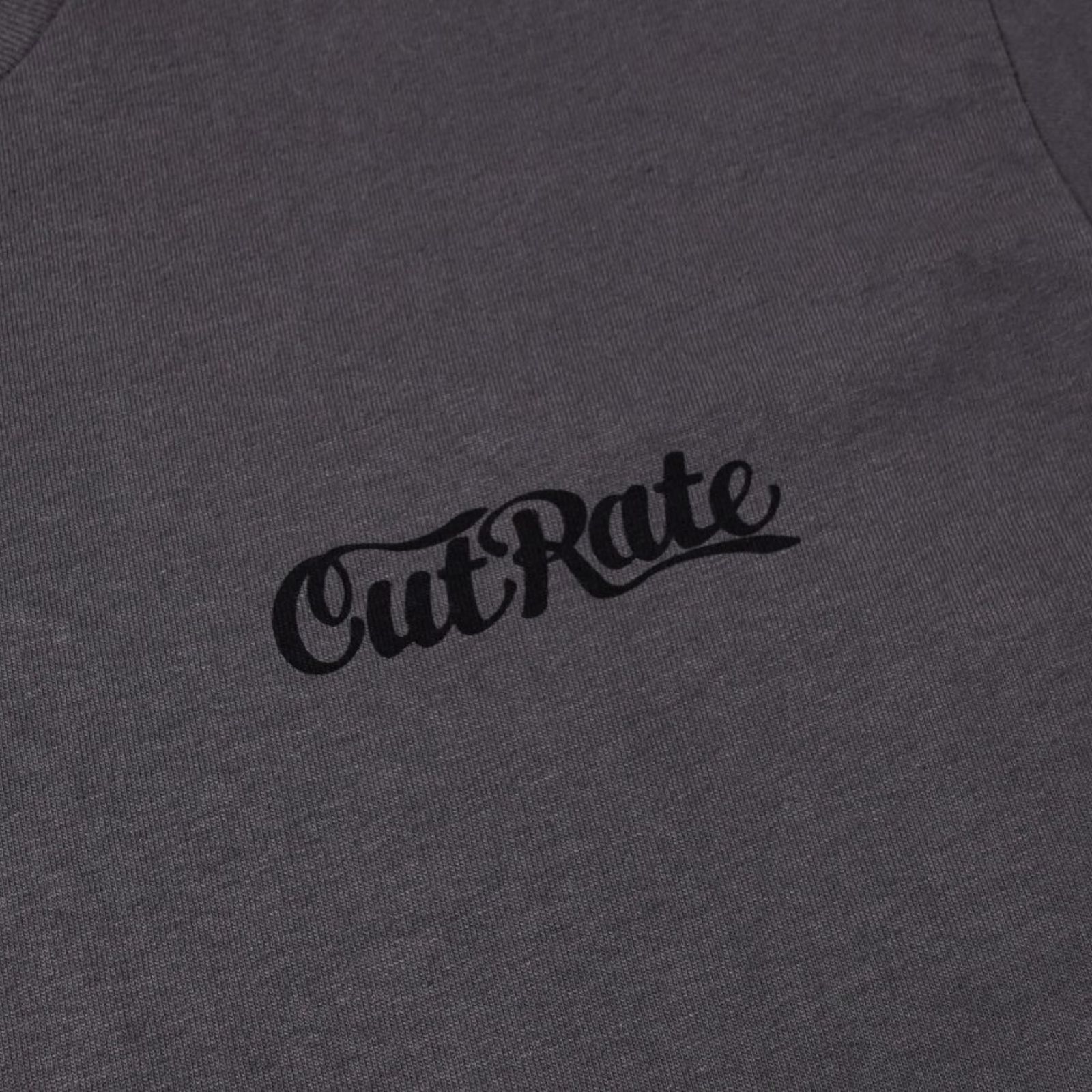 CAT RATE TEE (CHARCOAL)｜キャット 猫 Tシャツ｜CR-25SS003