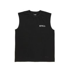 予約商品｜R9 RTWLA NOSLEEVE TEE （BLACK）｜ノースリーブ Tシャツ｜入荷：2026年5月予定