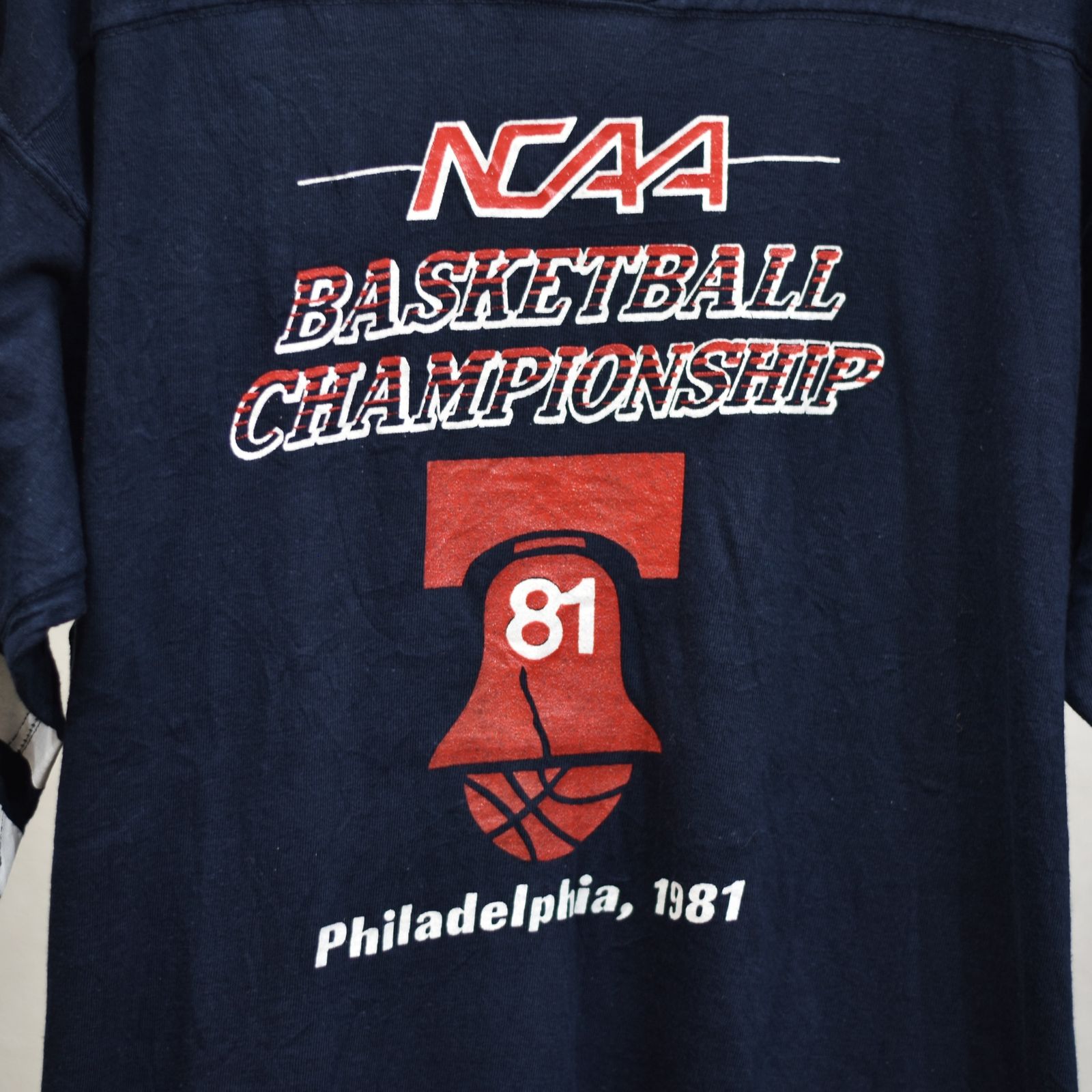 古着 80's / Champion チャンピオン NCAA BASKETBALL バスケットボール Tシャツ / Mサイズ