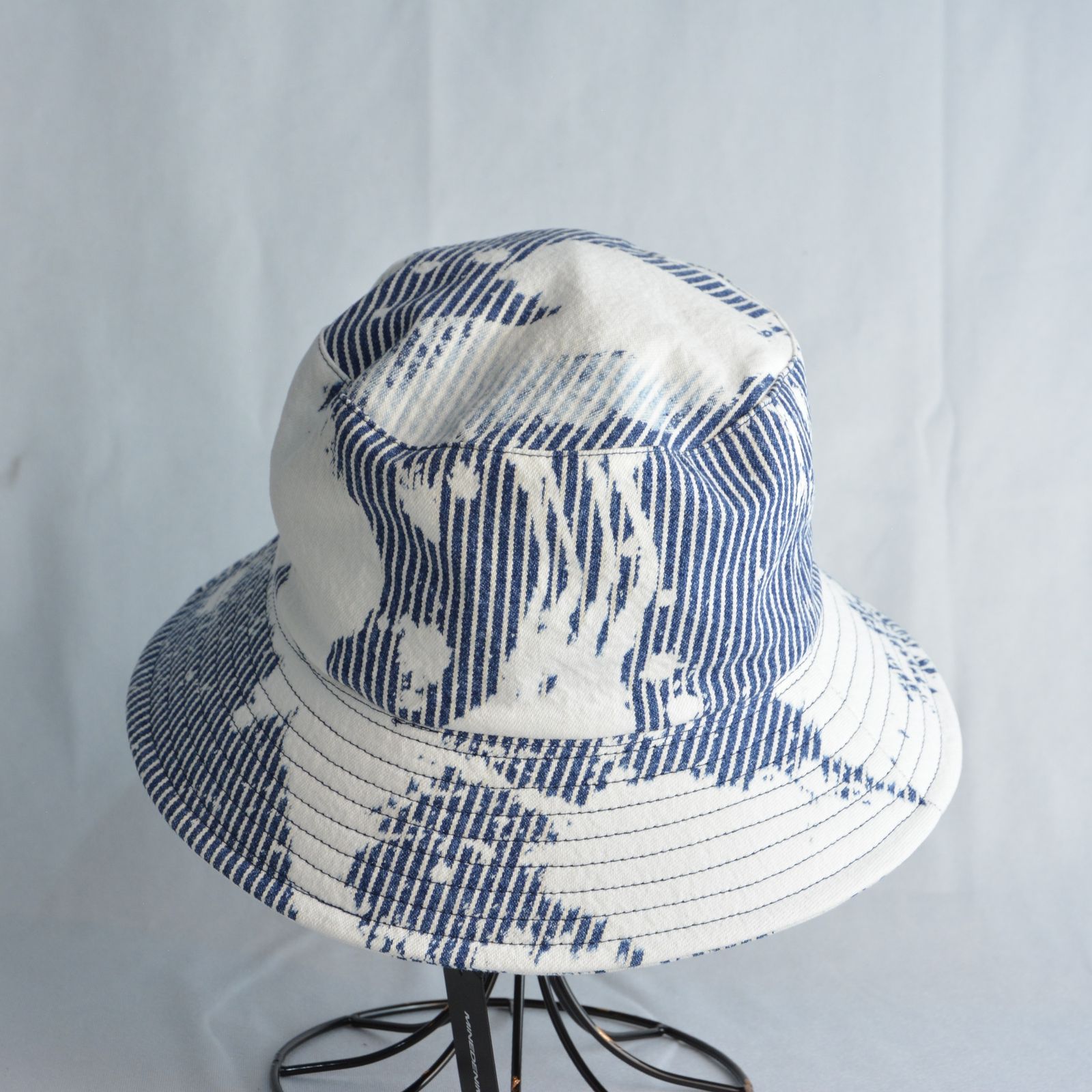 Hickory Bleachout Bucket HAT （USS） / ヒッコリー バケットハット （インディゴ）