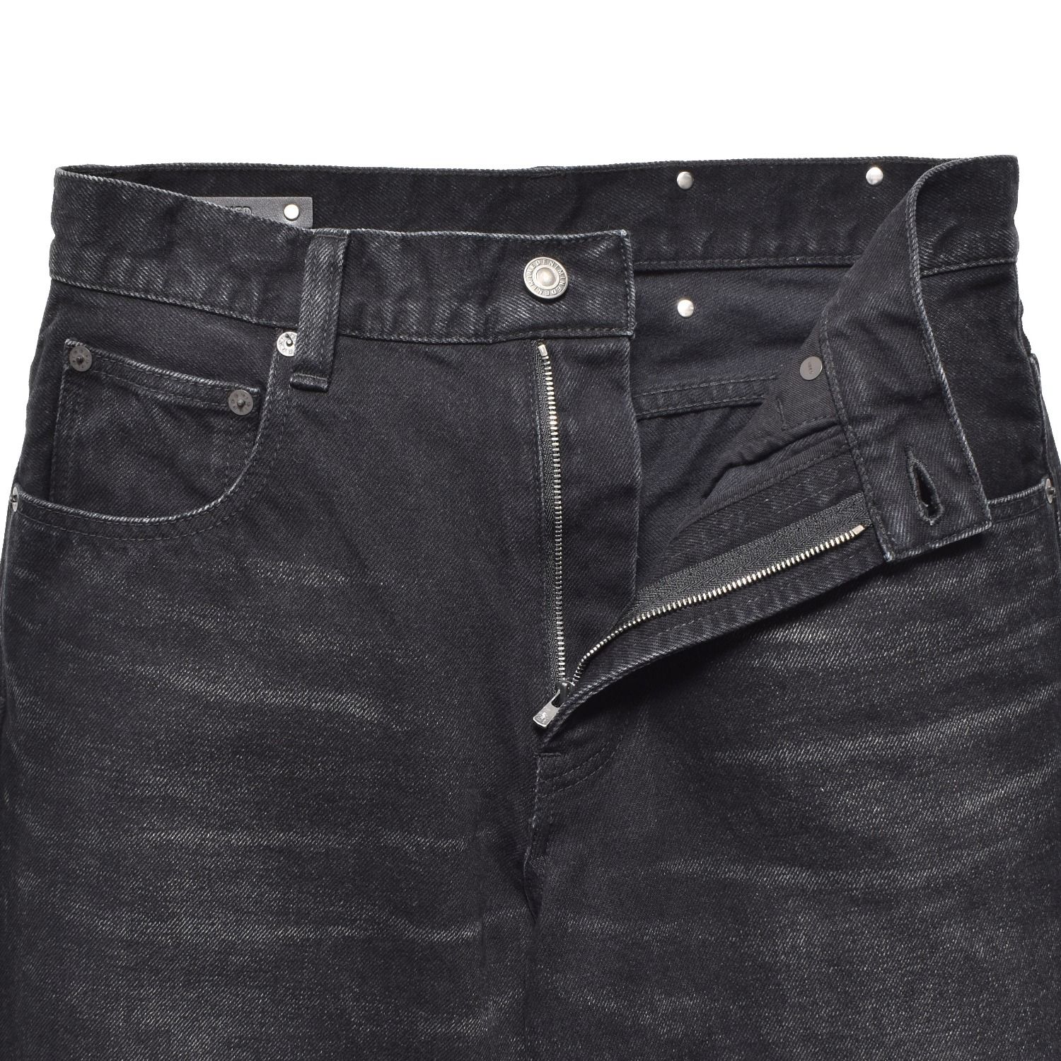 × YUKI TANAKA Wide Straight Pants （BLK） ワイドストレート デニムパンツ （ブラック）｜YT-MND-06