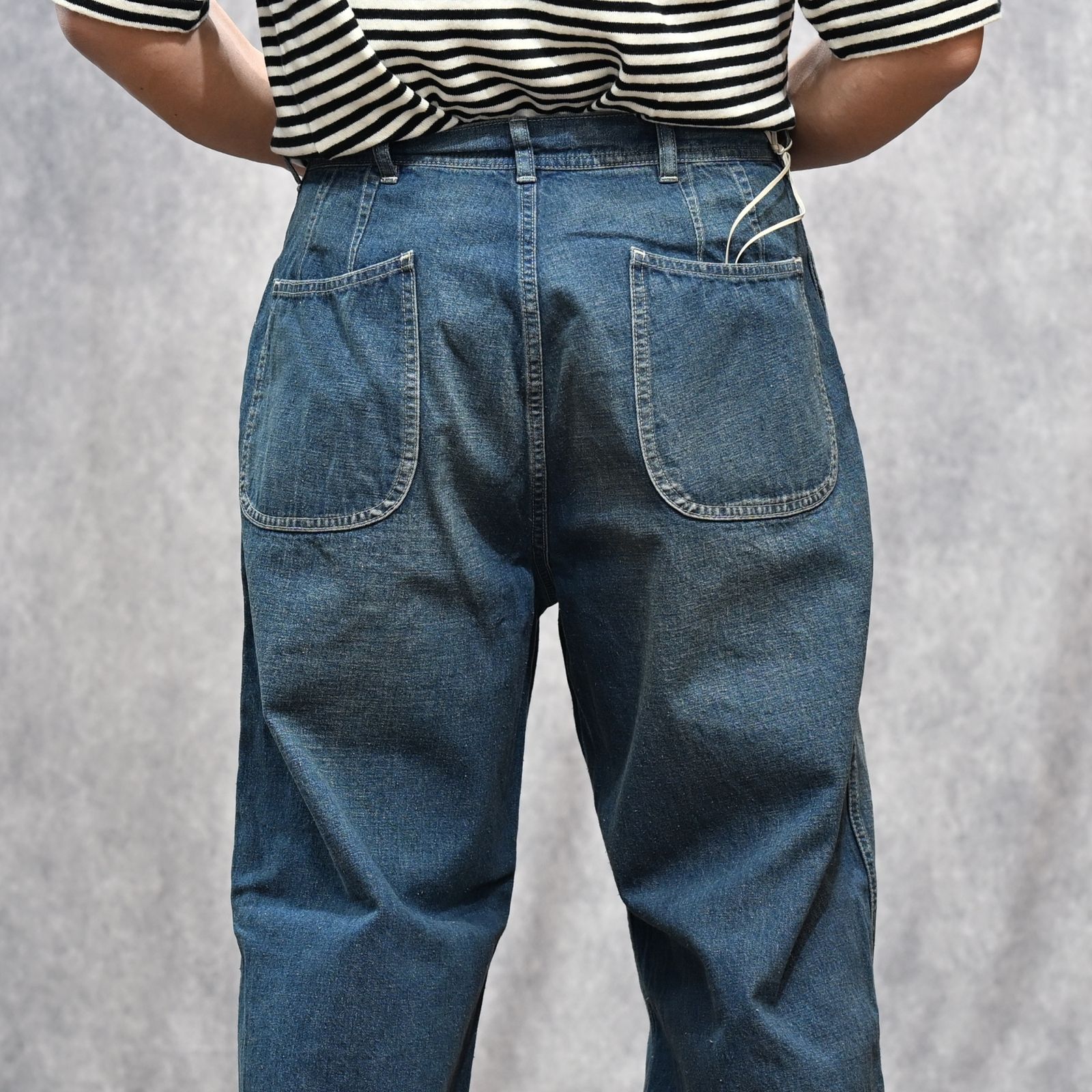 USN DENIM TROUSERS （USD） / USネイビー デニムトラウザー （インディゴ） 2026SS-PT4-YT