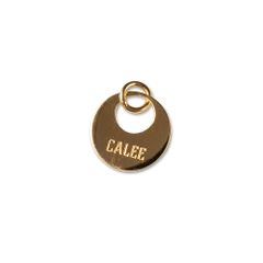 CALEE LOGO PENDANT TOP TYPE A (GOLD) / ペンダントトップ