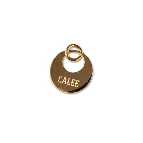 CALEE LOGO PENDANT TOP TYPE A (GOLD) / ペンダントトップ