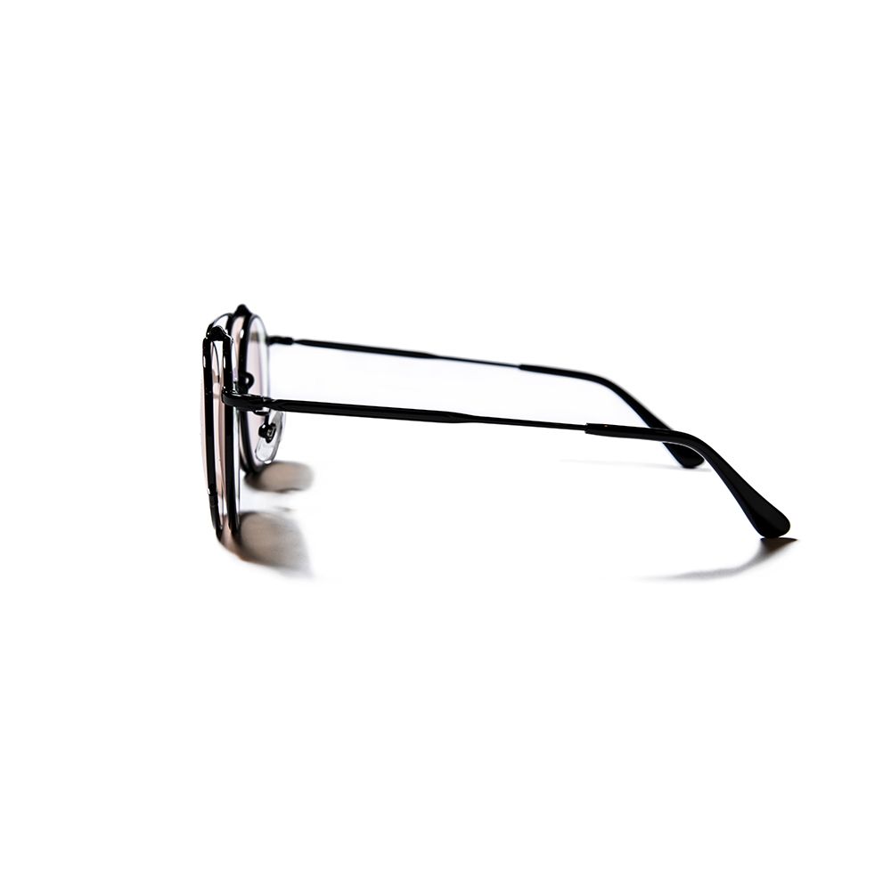 Flip up type circle metal glasses -Limited- (Black.Brown) / フリップアップタイプ サークルメタル グラシズ -限定カラー-