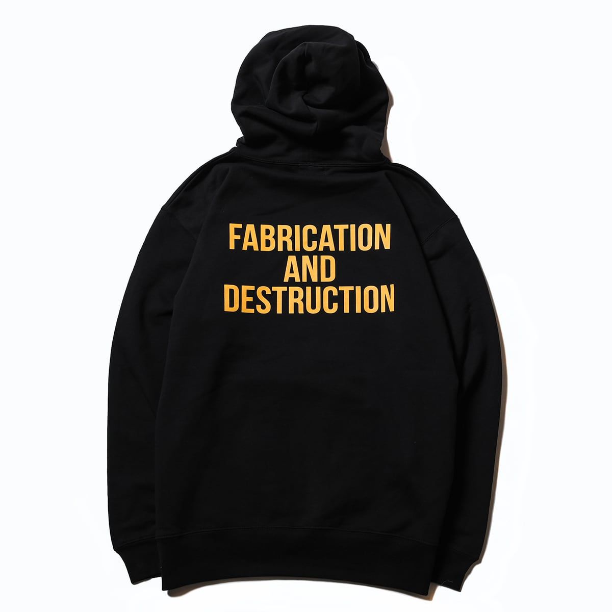 CUTRATE LOGO OMW L/S PULLOVER PARKA (BLACK)