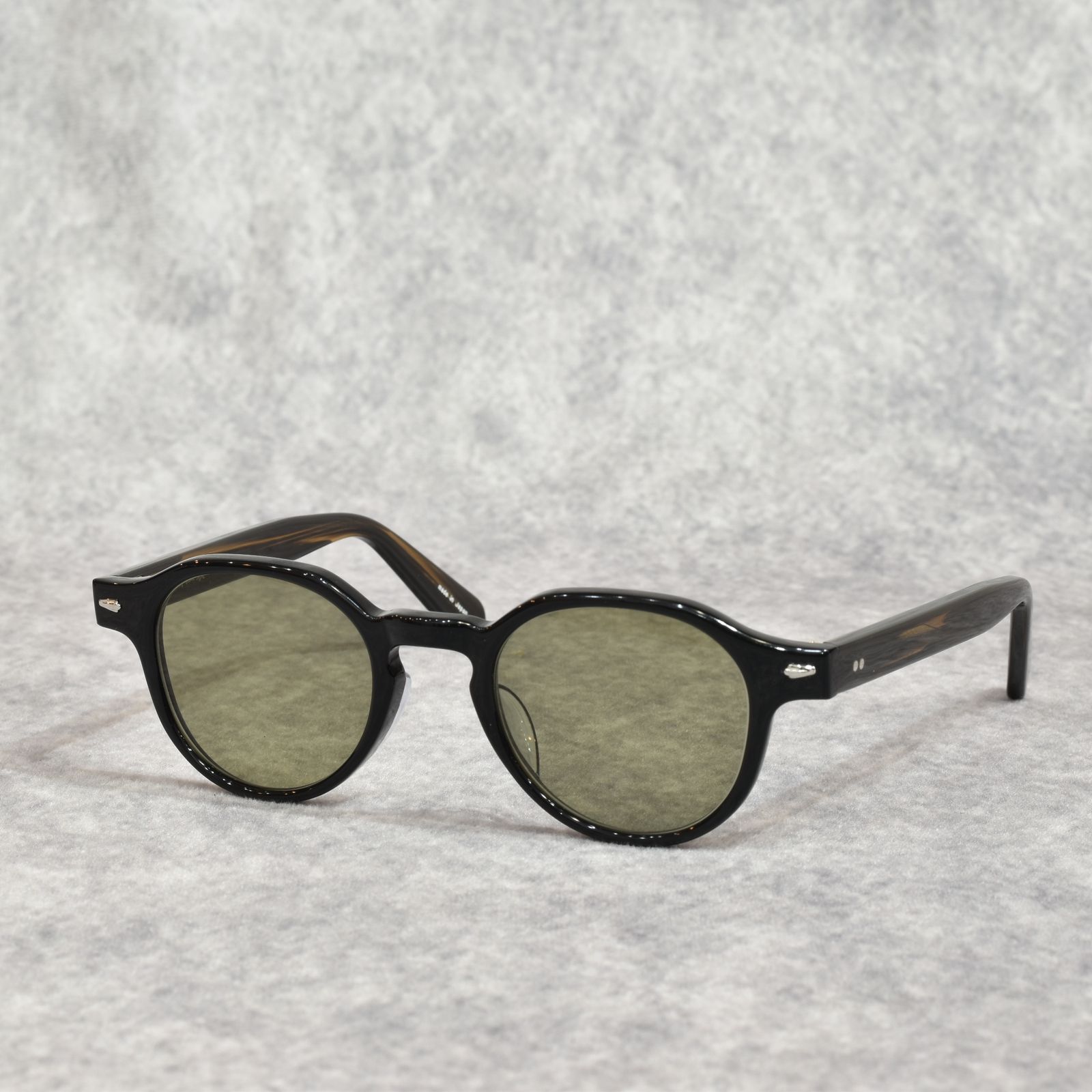BOSTON TYPE GLASSES (BLACK DEMI / KHAKI)｜ボストン サングラス｜CL-26SS003G