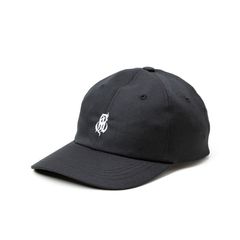 P/T CAL NT LOGO CAP (BLACK) / ロゴ刺繍 浅型キャップ